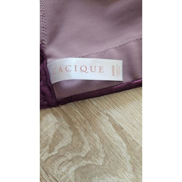 Cacique Lightly Lined Balconnette Plus Size 40DD - Picture 7 of 8